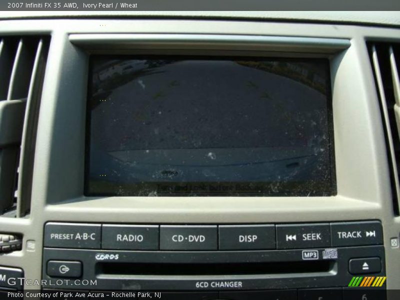 Ivory Pearl / Wheat 2007 Infiniti FX 35 AWD
