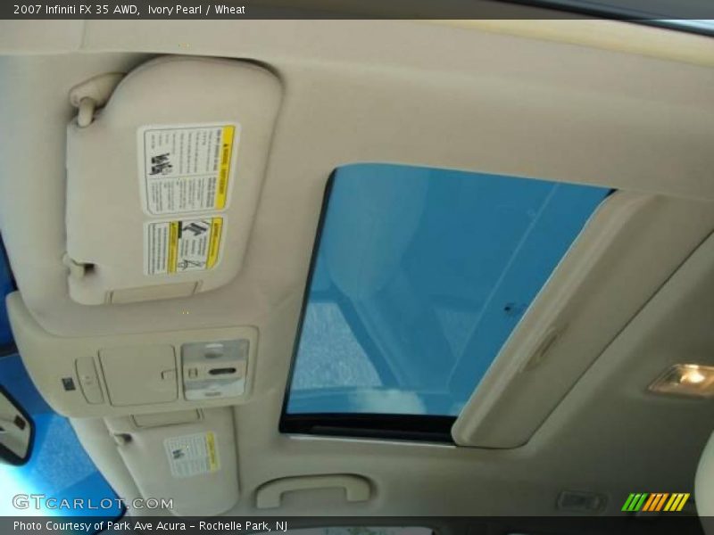 Ivory Pearl / Wheat 2007 Infiniti FX 35 AWD