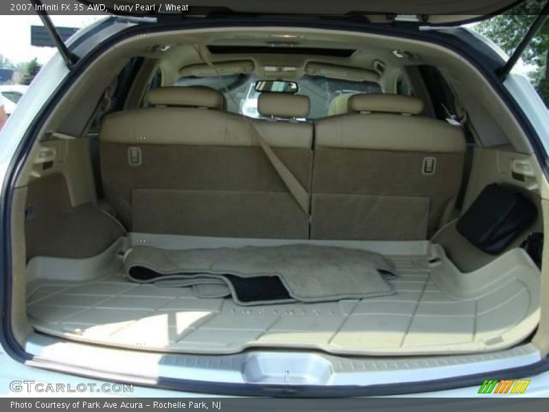 Ivory Pearl / Wheat 2007 Infiniti FX 35 AWD