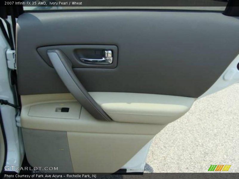 Ivory Pearl / Wheat 2007 Infiniti FX 35 AWD