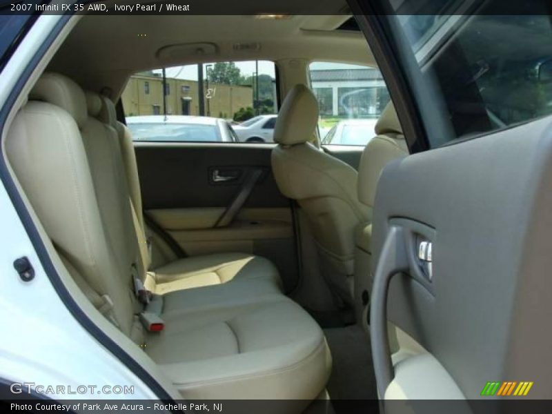 Ivory Pearl / Wheat 2007 Infiniti FX 35 AWD