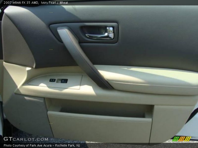 Ivory Pearl / Wheat 2007 Infiniti FX 35 AWD
