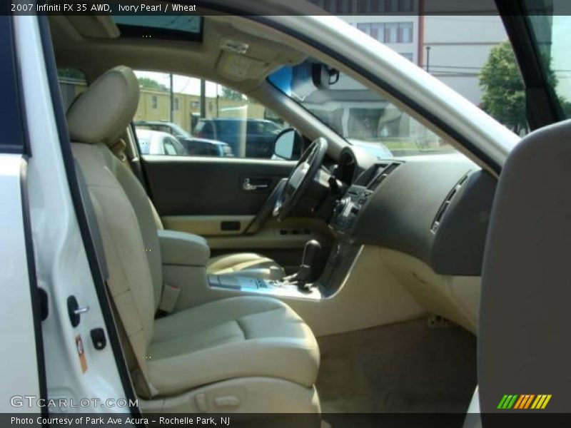 Ivory Pearl / Wheat 2007 Infiniti FX 35 AWD