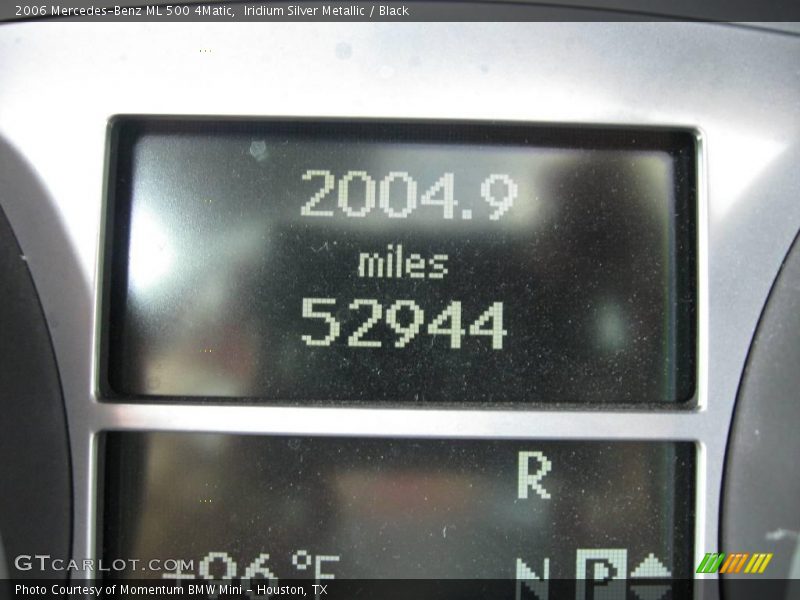 Iridium Silver Metallic / Black 2006 Mercedes-Benz ML 500 4Matic