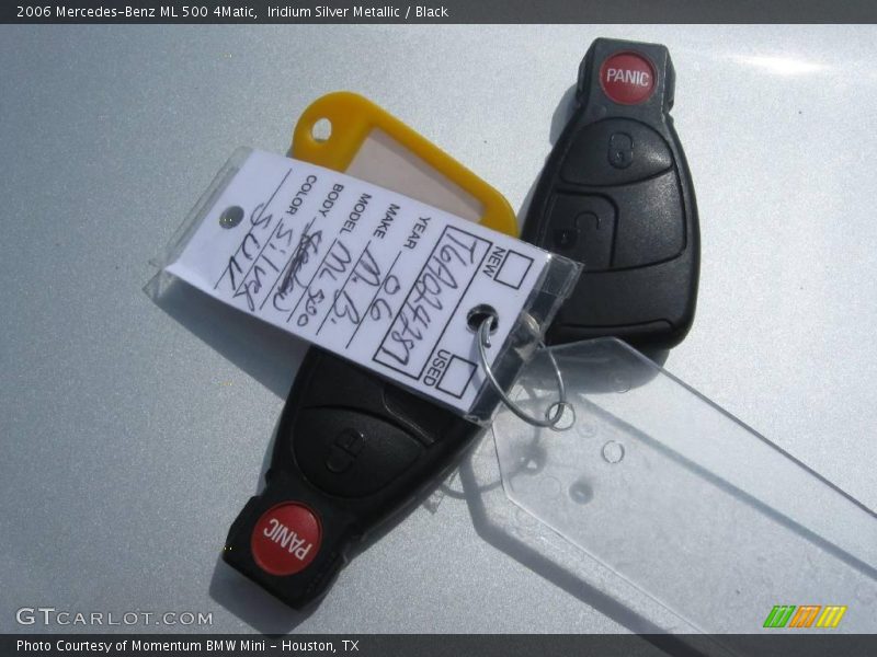 Iridium Silver Metallic / Black 2006 Mercedes-Benz ML 500 4Matic
