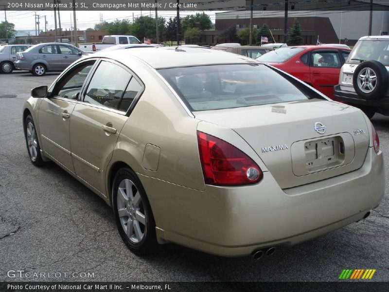 Champagne Mist Metallic / Cafe Latte 2004 Nissan Maxima 3.5 SL