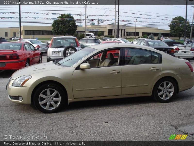 Champagne Mist Metallic / Cafe Latte 2004 Nissan Maxima 3.5 SL