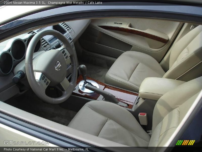 Champagne Mist Metallic / Cafe Latte 2004 Nissan Maxima 3.5 SL