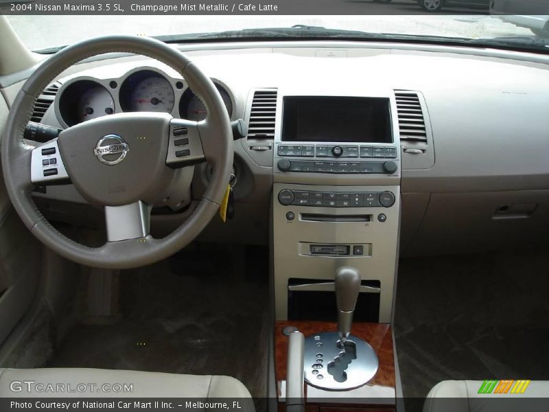 Champagne Mist Metallic / Cafe Latte 2004 Nissan Maxima 3.5 SL