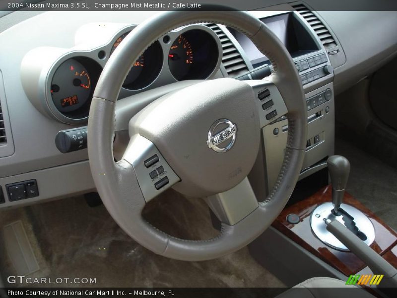 Champagne Mist Metallic / Cafe Latte 2004 Nissan Maxima 3.5 SL