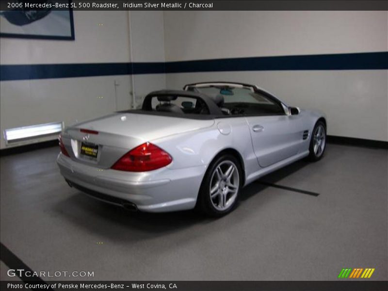 Iridium Silver Metallic / Charcoal 2006 Mercedes-Benz SL 500 Roadster