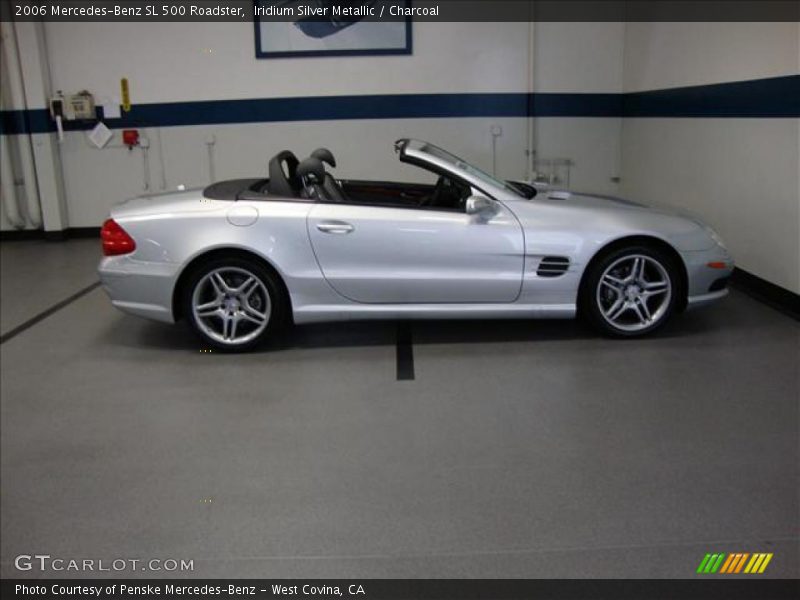 Iridium Silver Metallic / Charcoal 2006 Mercedes-Benz SL 500 Roadster