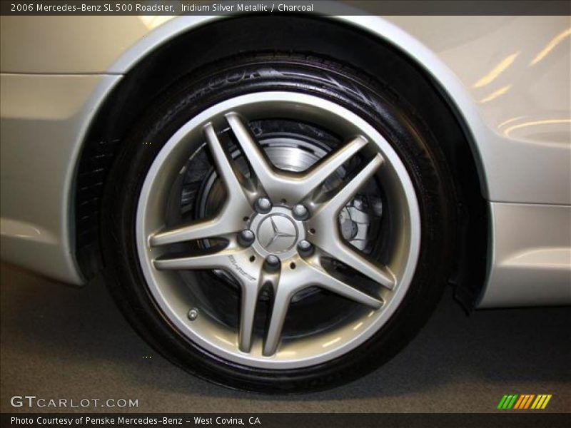 Iridium Silver Metallic / Charcoal 2006 Mercedes-Benz SL 500 Roadster