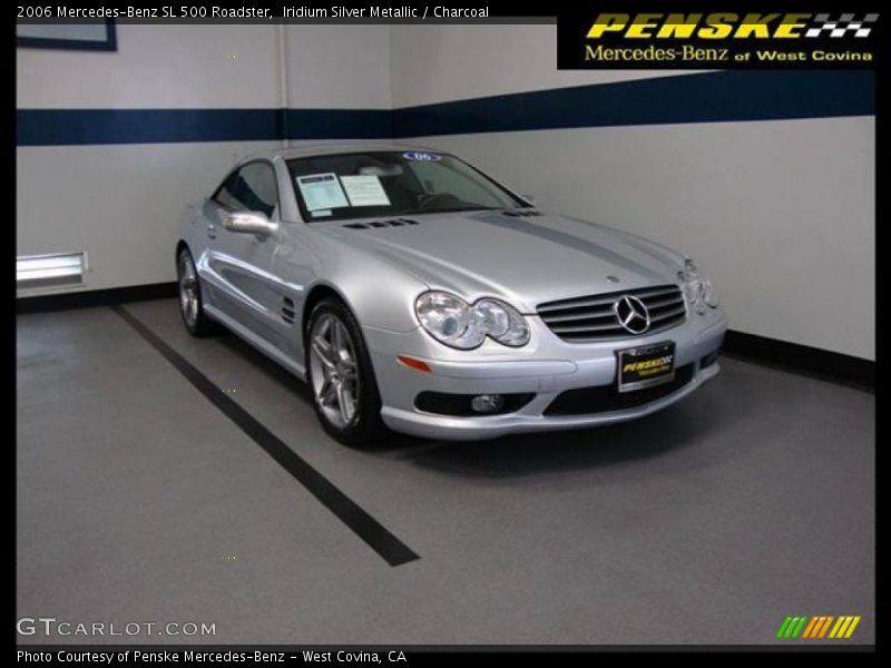 Iridium Silver Metallic / Charcoal 2006 Mercedes-Benz SL 500 Roadster