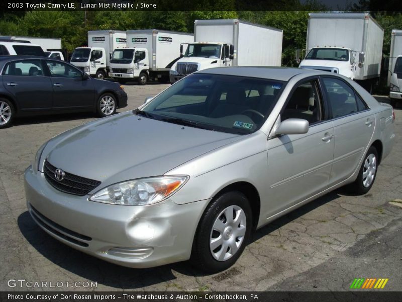Lunar Mist Metallic / Stone 2003 Toyota Camry LE