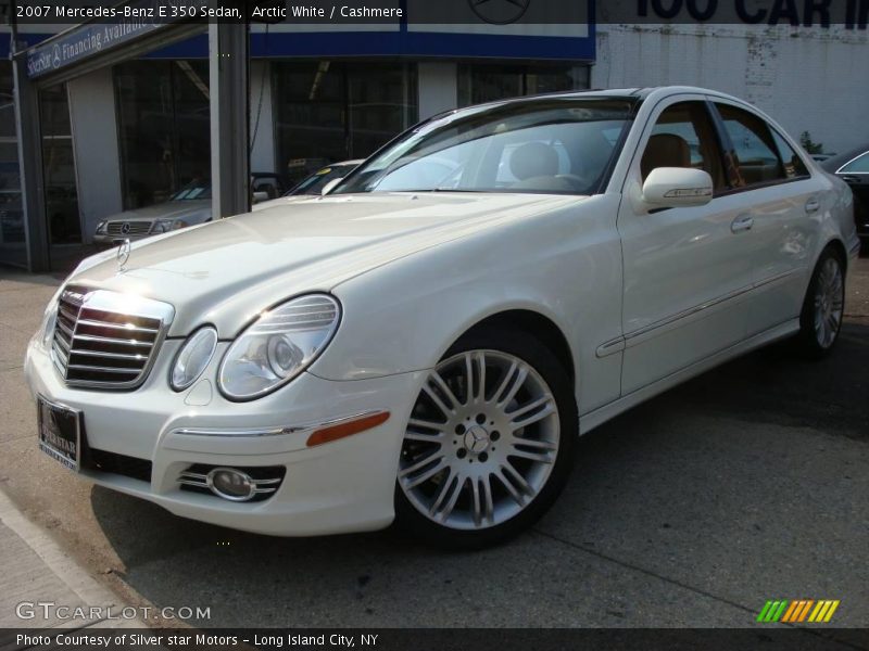 Arctic White / Cashmere 2007 Mercedes-Benz E 350 Sedan