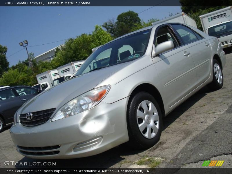 Lunar Mist Metallic / Stone 2003 Toyota Camry LE