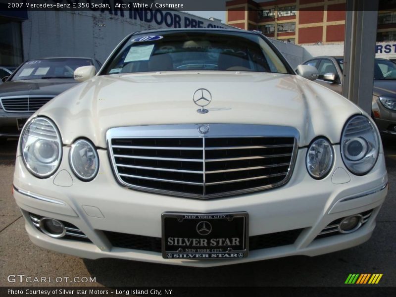 Arctic White / Cashmere 2007 Mercedes-Benz E 350 Sedan