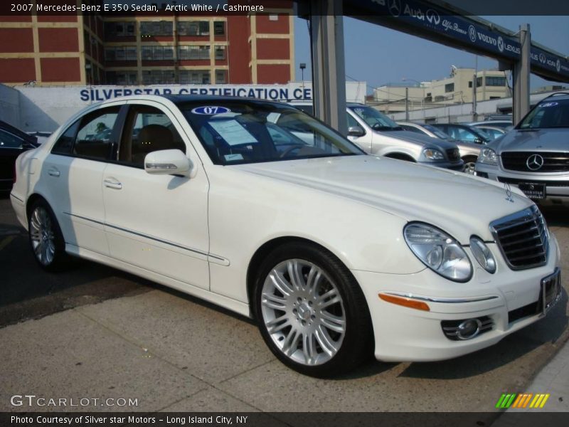 Arctic White / Cashmere 2007 Mercedes-Benz E 350 Sedan