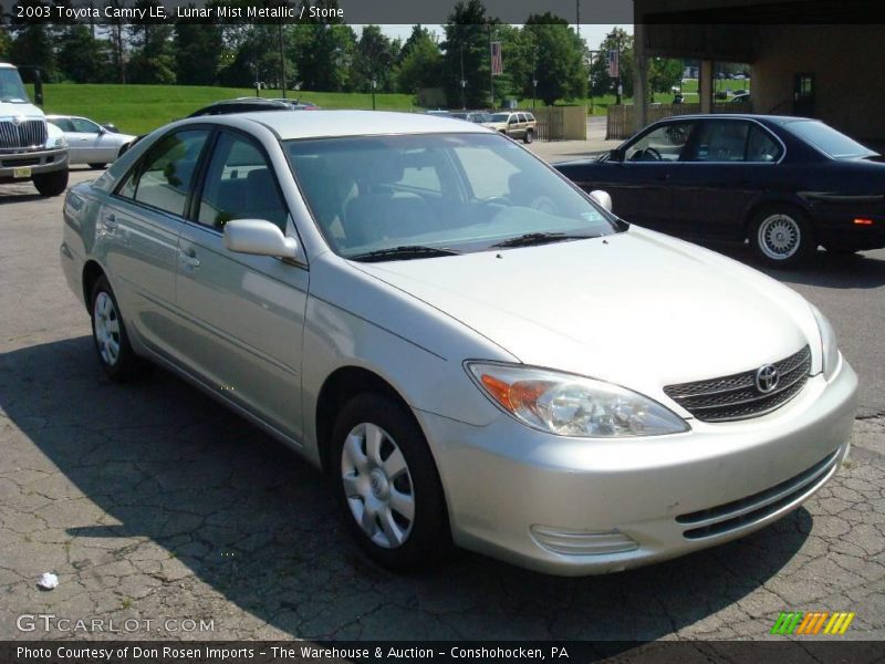 Lunar Mist Metallic / Stone 2003 Toyota Camry LE