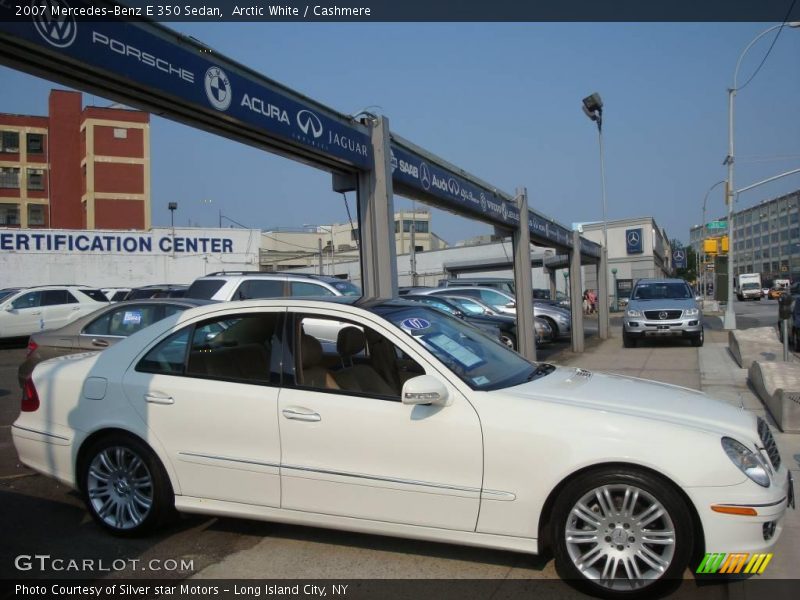 Arctic White / Cashmere 2007 Mercedes-Benz E 350 Sedan