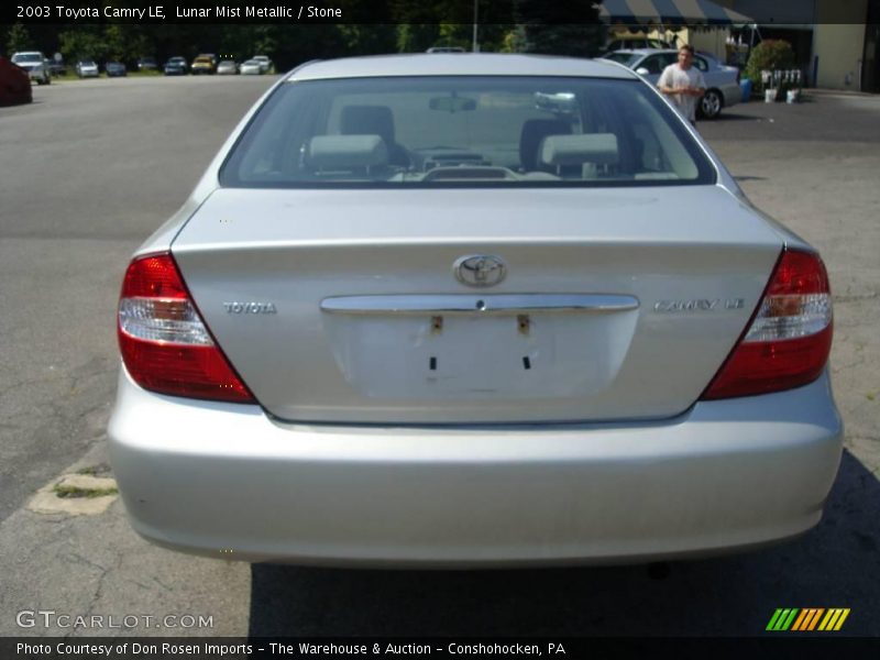 Lunar Mist Metallic / Stone 2003 Toyota Camry LE