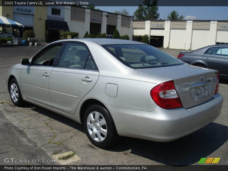 Lunar Mist Metallic / Stone 2003 Toyota Camry LE