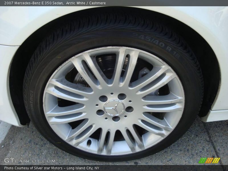 Arctic White / Cashmere 2007 Mercedes-Benz E 350 Sedan