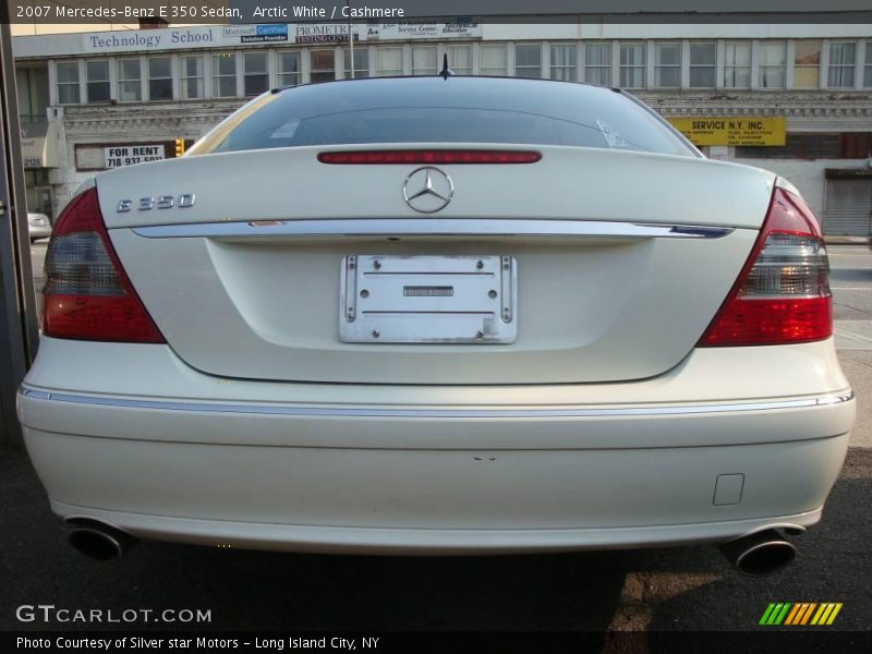 Arctic White / Cashmere 2007 Mercedes-Benz E 350 Sedan