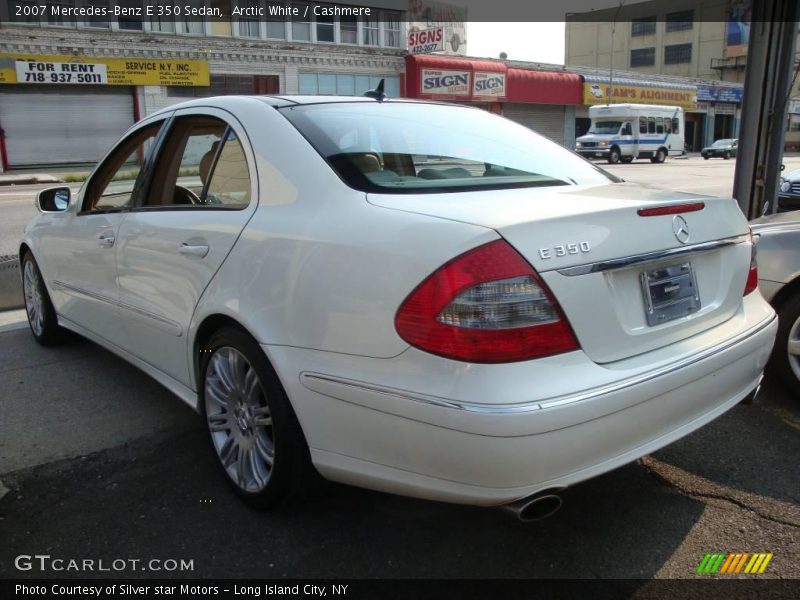 Arctic White / Cashmere 2007 Mercedes-Benz E 350 Sedan