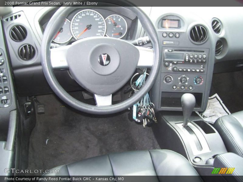 Ivory White / Ebony 2008 Pontiac Grand Prix Sedan