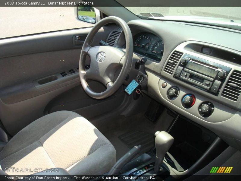Lunar Mist Metallic / Stone 2003 Toyota Camry LE