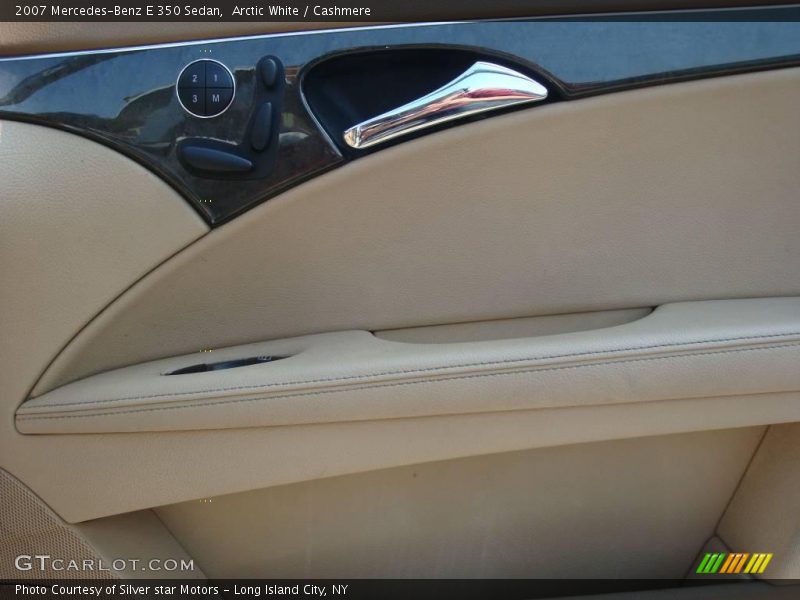 Arctic White / Cashmere 2007 Mercedes-Benz E 350 Sedan