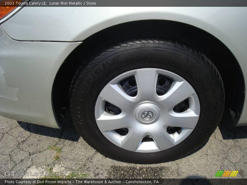 Lunar Mist Metallic / Stone 2003 Toyota Camry LE