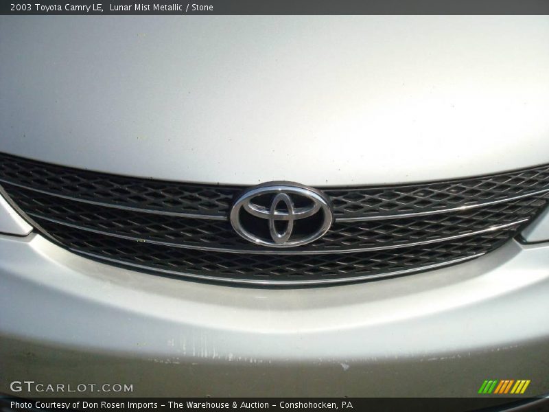 Lunar Mist Metallic / Stone 2003 Toyota Camry LE