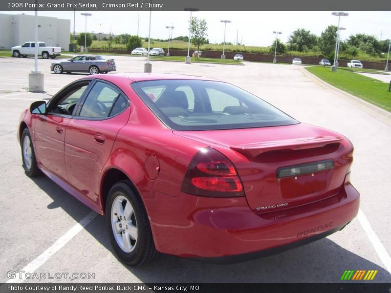 Crimson Red / Ebony 2008 Pontiac Grand Prix Sedan