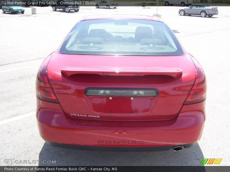 Crimson Red / Ebony 2008 Pontiac Grand Prix Sedan