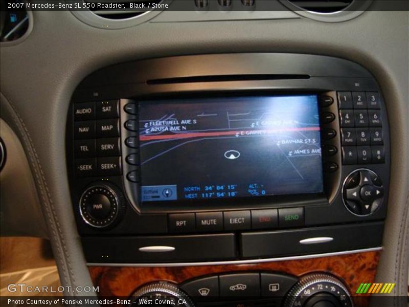 Black / Stone 2007 Mercedes-Benz SL 550 Roadster