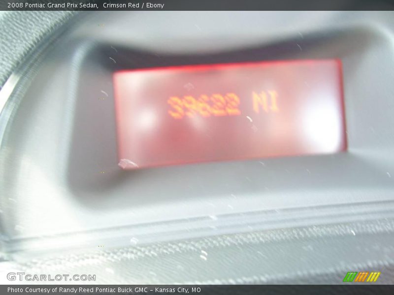 Crimson Red / Ebony 2008 Pontiac Grand Prix Sedan