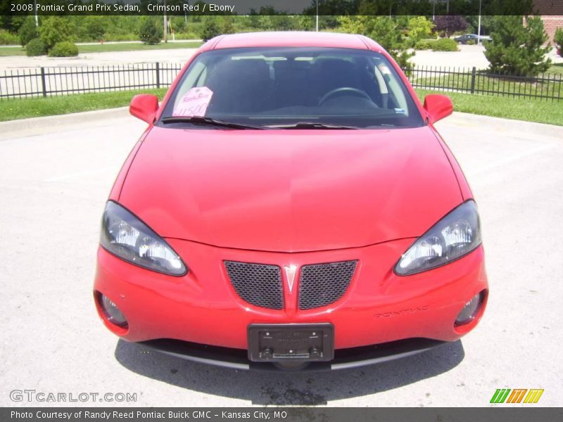 Crimson Red / Ebony 2008 Pontiac Grand Prix Sedan