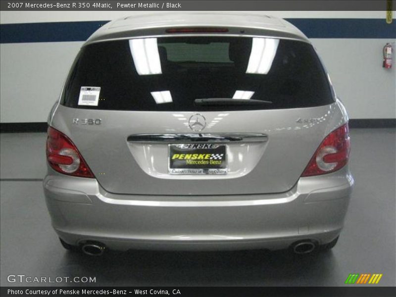 Pewter Metallic / Black 2007 Mercedes-Benz R 350 4Matic