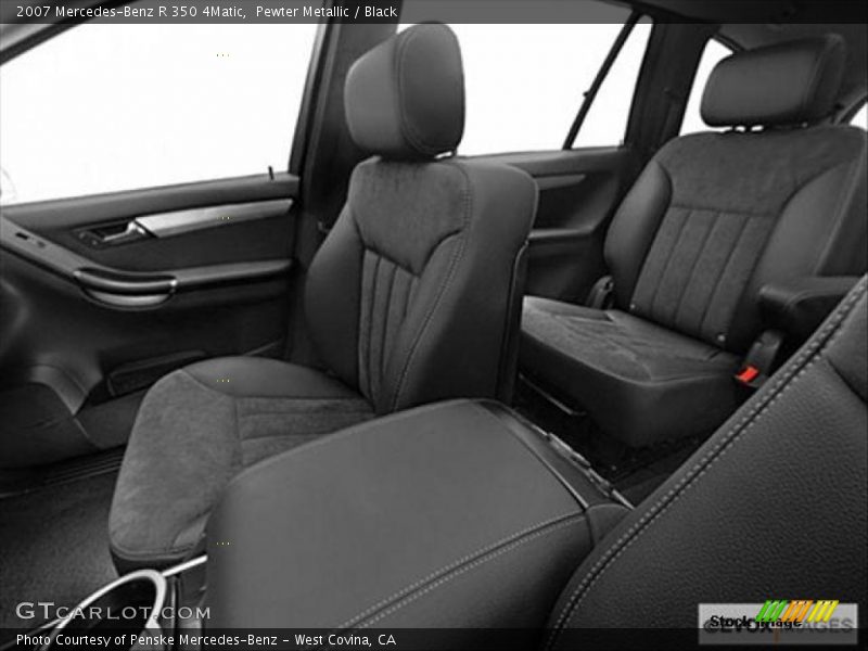 Pewter Metallic / Black 2007 Mercedes-Benz R 350 4Matic