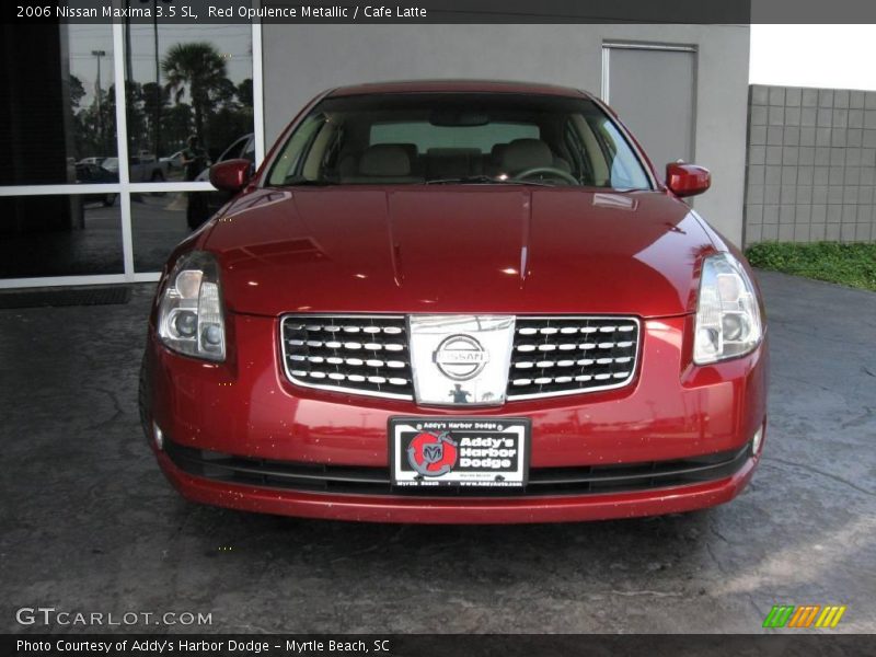 Red Opulence Metallic / Cafe Latte 2006 Nissan Maxima 3.5 SL