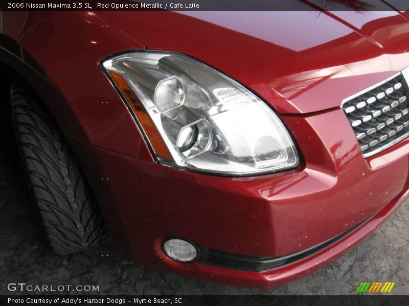 Red Opulence Metallic / Cafe Latte 2006 Nissan Maxima 3.5 SL