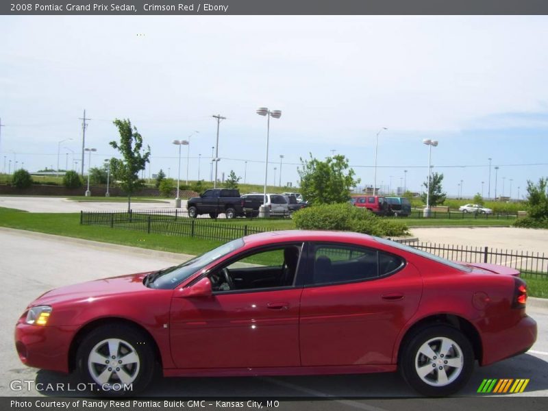 Crimson Red / Ebony 2008 Pontiac Grand Prix Sedan