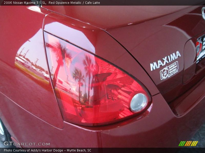 Red Opulence Metallic / Cafe Latte 2006 Nissan Maxima 3.5 SL