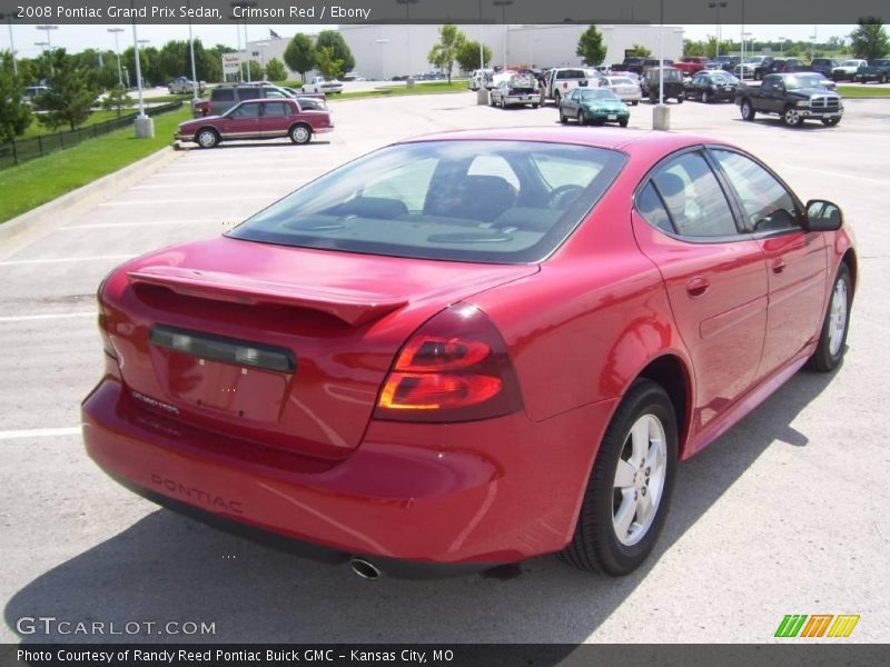 Crimson Red / Ebony 2008 Pontiac Grand Prix Sedan