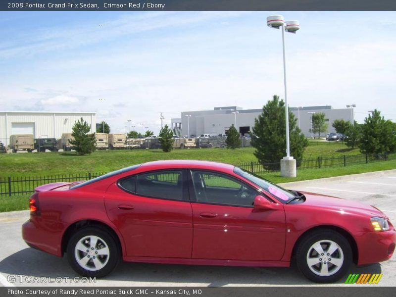 Crimson Red / Ebony 2008 Pontiac Grand Prix Sedan