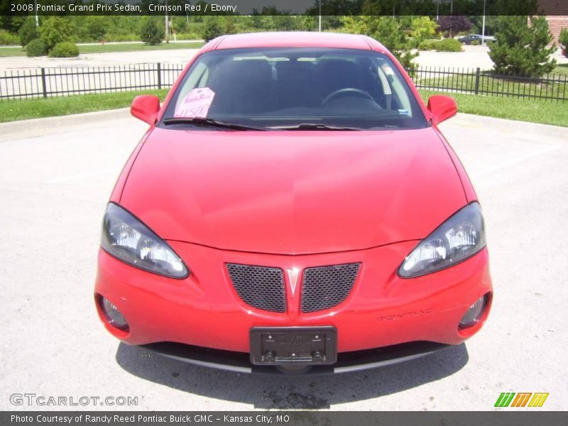 Crimson Red / Ebony 2008 Pontiac Grand Prix Sedan
