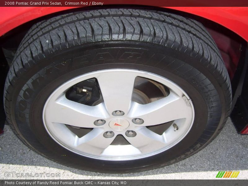 Crimson Red / Ebony 2008 Pontiac Grand Prix Sedan